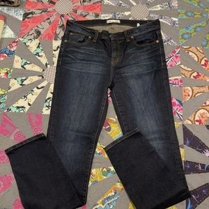 Madewell alley straight dark wash